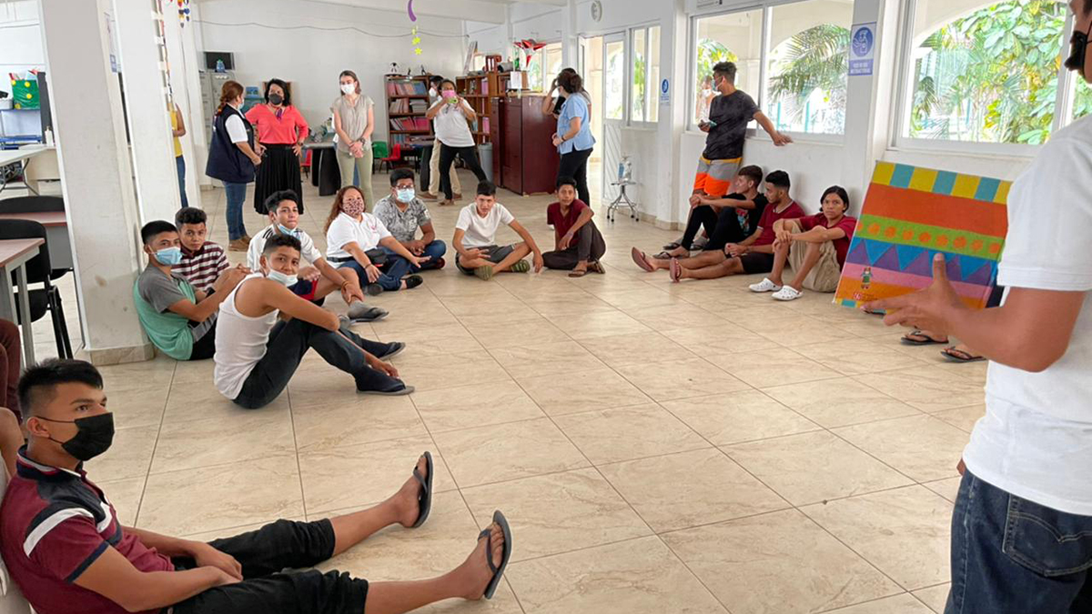 Instalarán 17 albergues en frontera sur para migrantes menores de edad