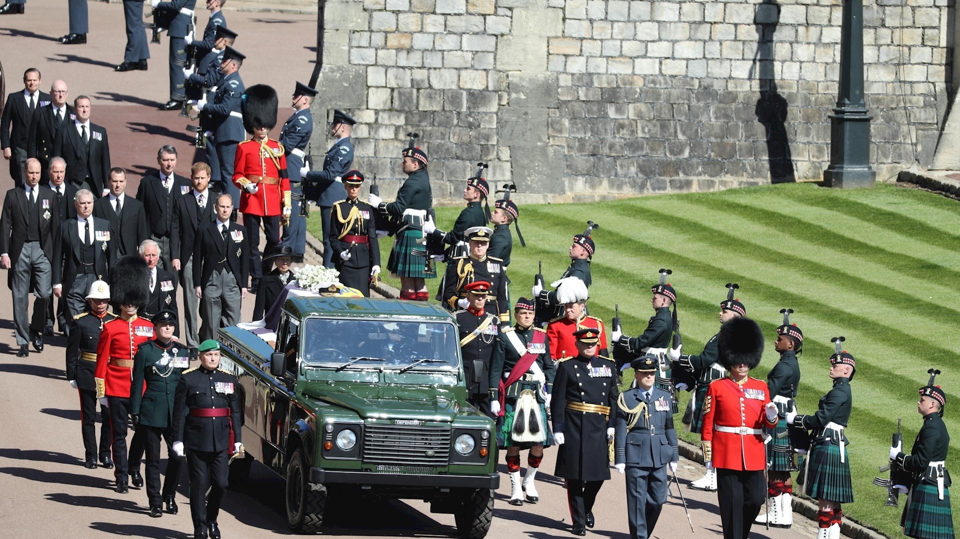 Los asistentes al funeral del príncipe Felipe, duque de Edimburgo