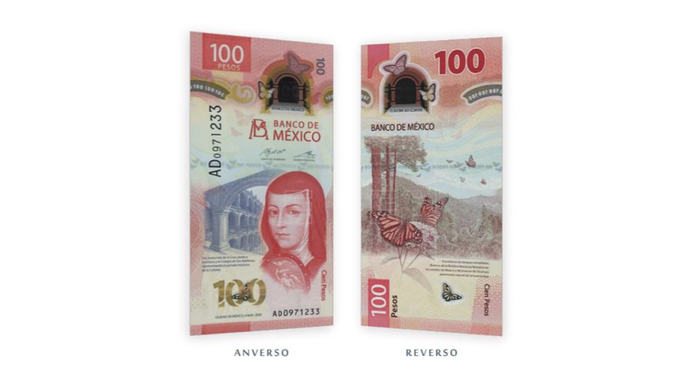 Premian al billete de 100 pesos mexicanos como el mejor de 2020