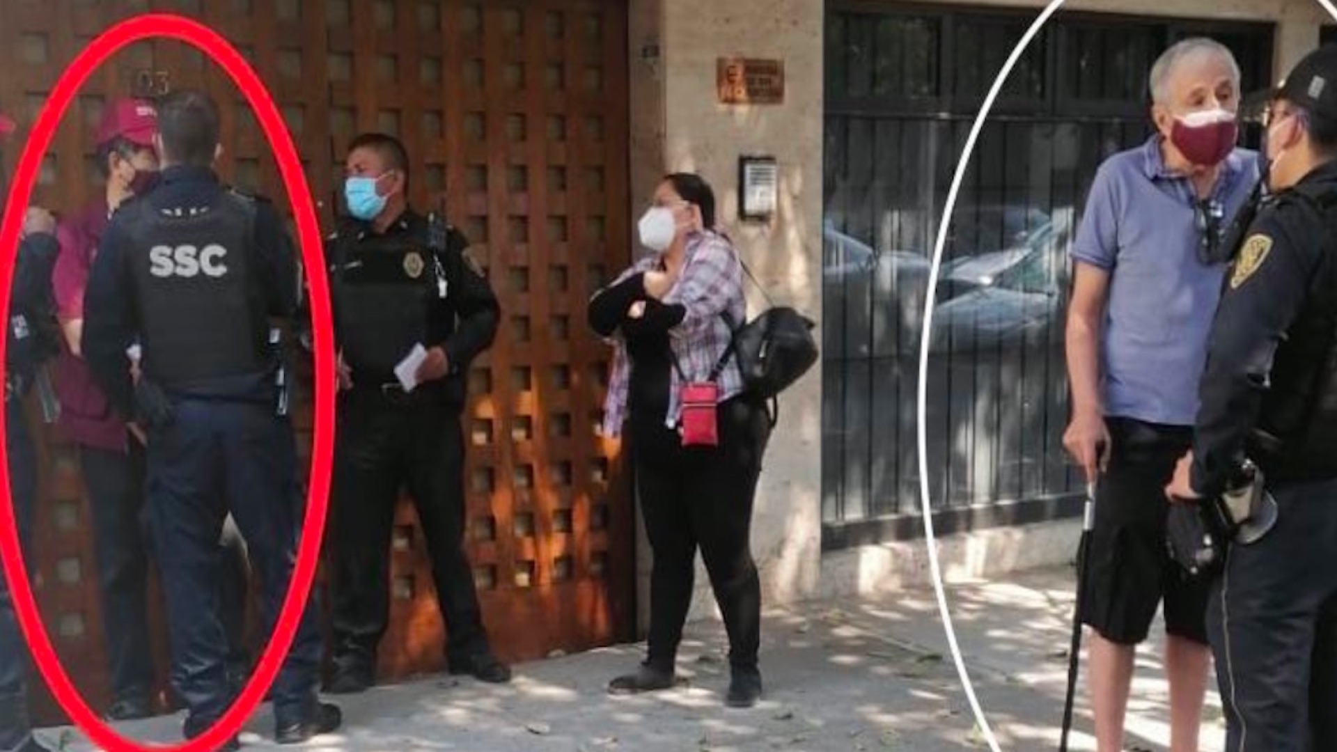 Presunto brigadista de Morena golpea a adulto mayor en Benito Juárez