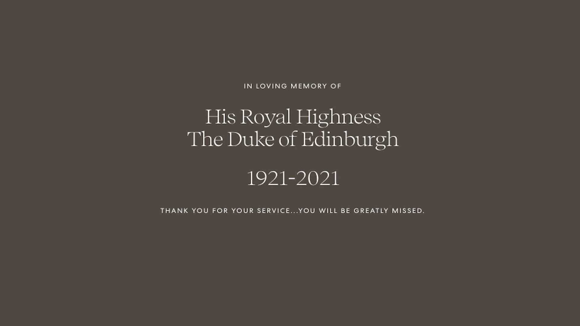 Pesar en todo el mundo por la muerte del duque de Edimburgo - condolencias
