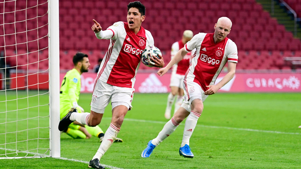 Edson Álvarez le da el empate al Ajax y lo acerca al título