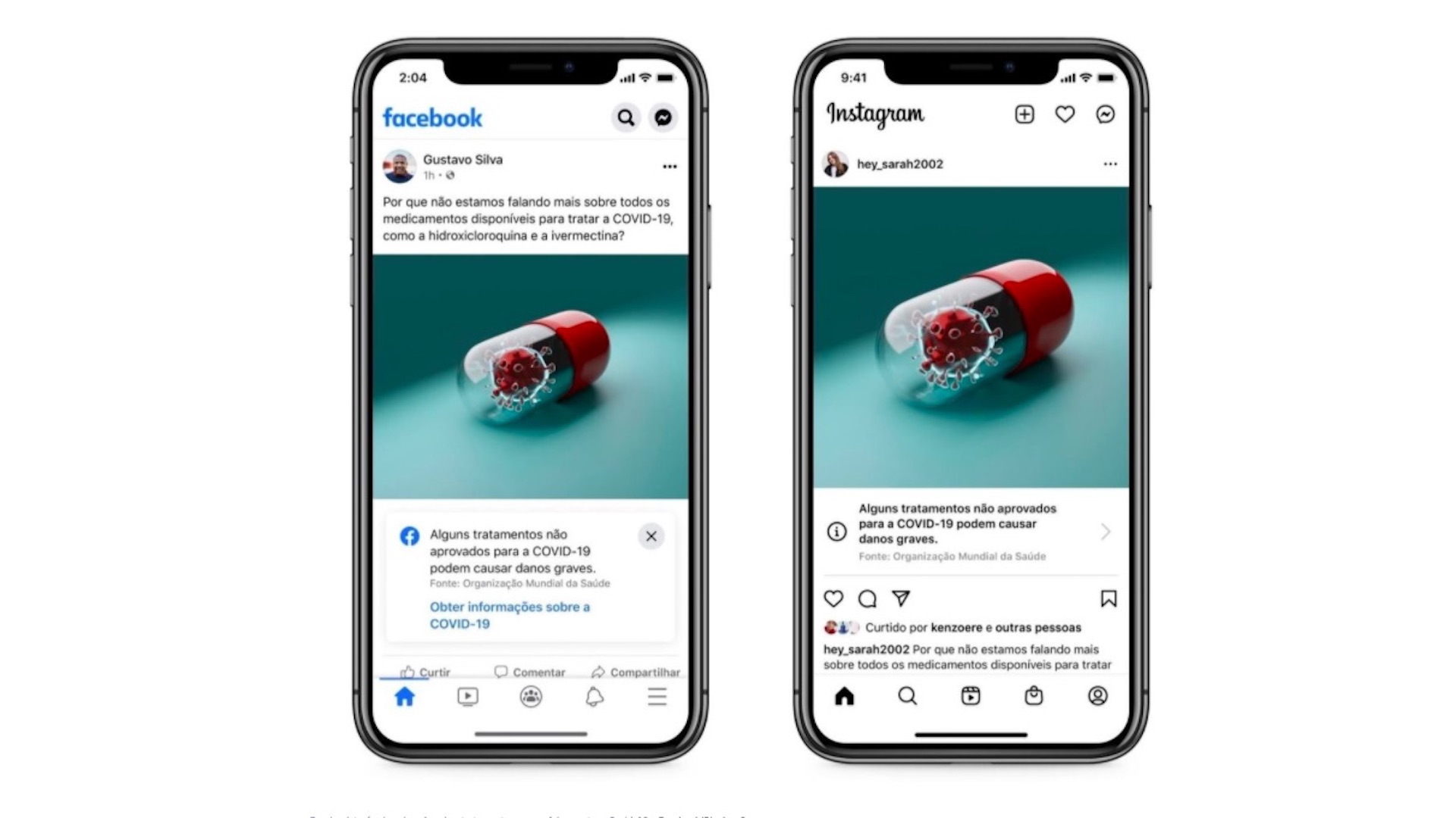 Van Facebook e Instagram contra información sin rigor científico sobre COVID-19 Van Facebook e Instagram contra información sin rigor científico sobre COVID-19
