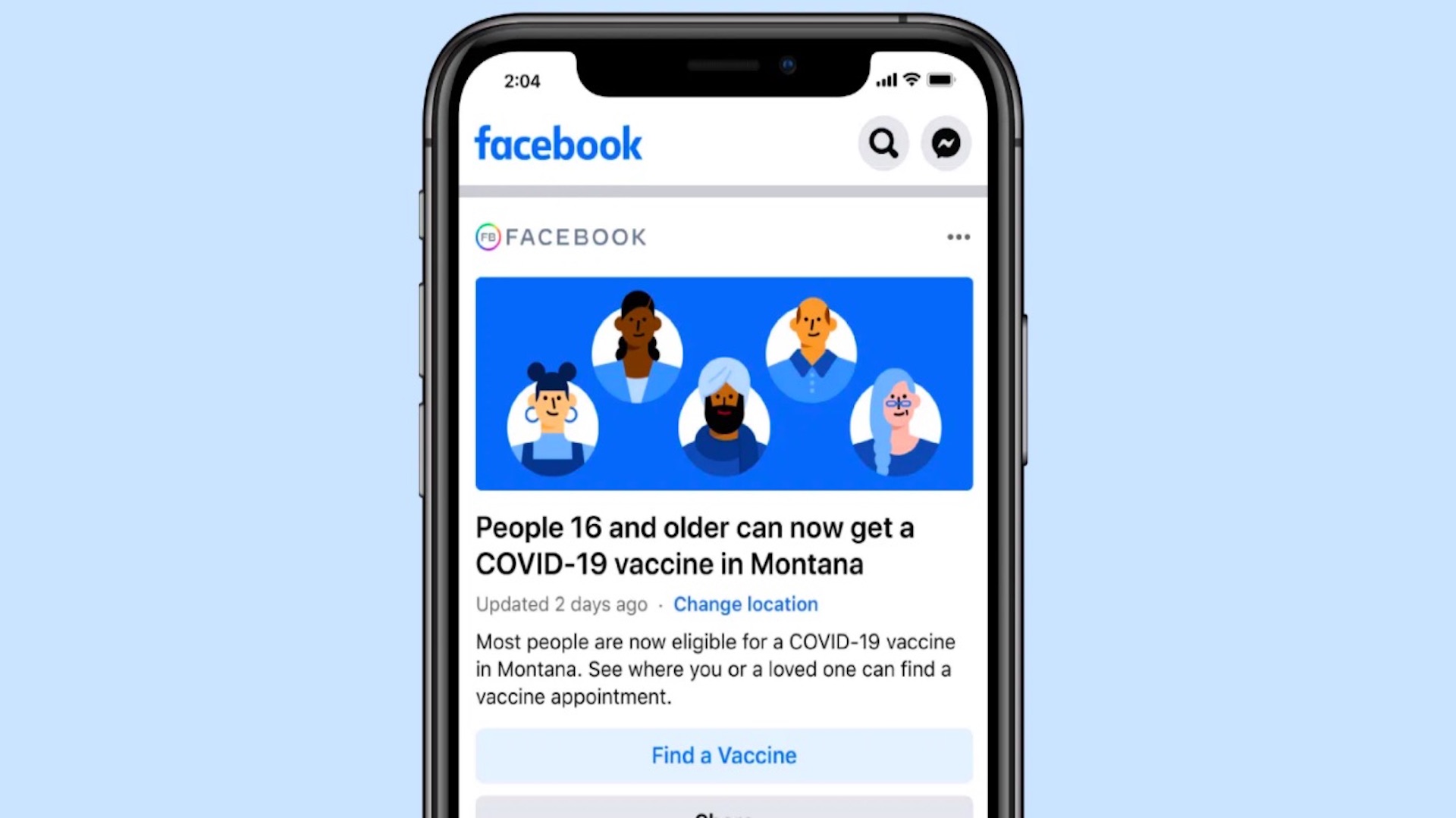 Facebook informará dónde aplicarse vacuna contra COVID-19