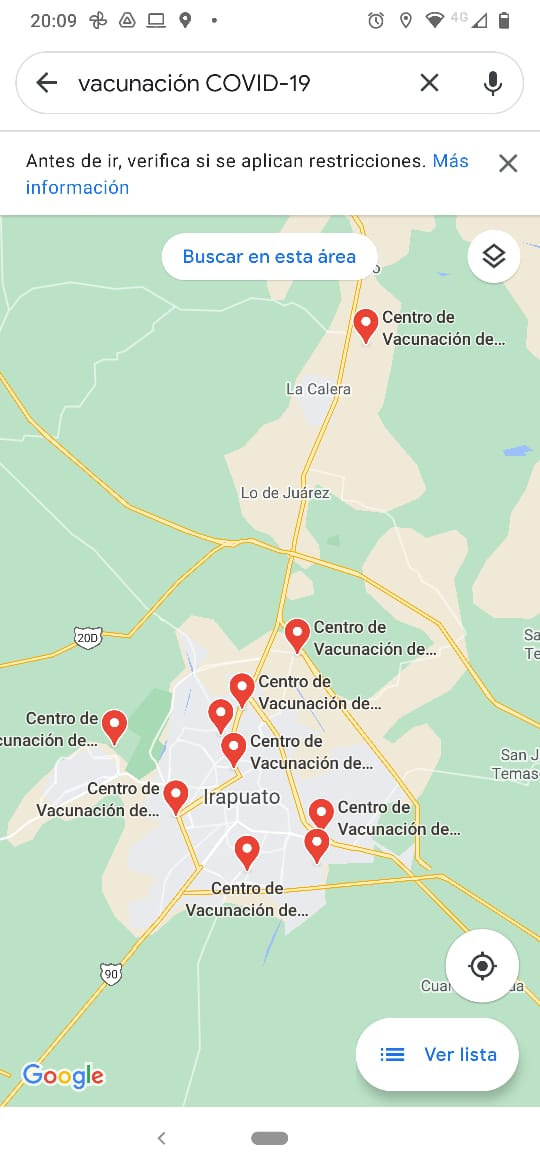 Usuarios podrán localizar centros de vacunación en Google Maps - google-centros-vacunacion-2