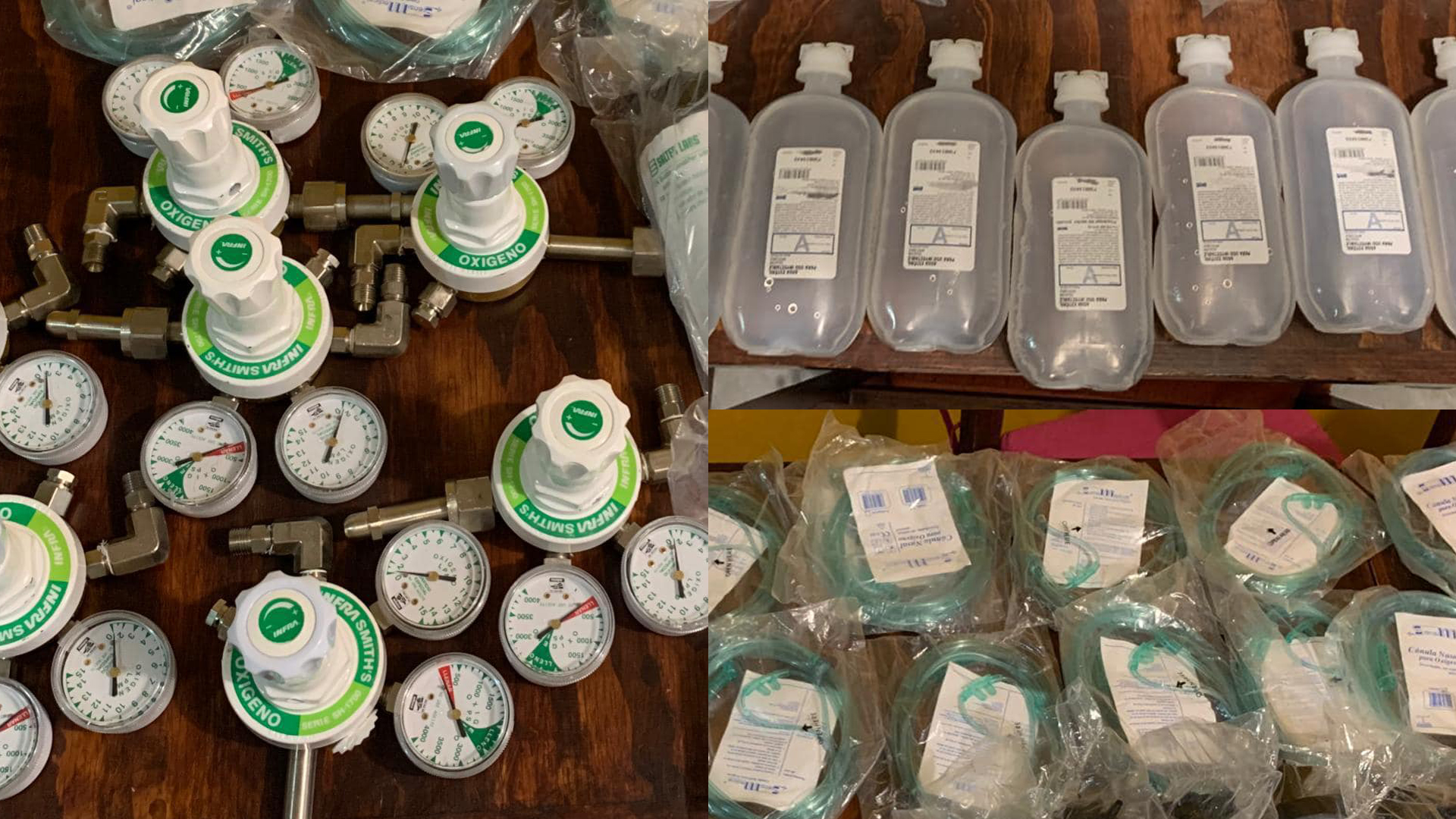 Pandemia de COVID-19 aumenta robo de insumos médicos en México - insumos-medicos-recuperados-tras-robo-en-edomex