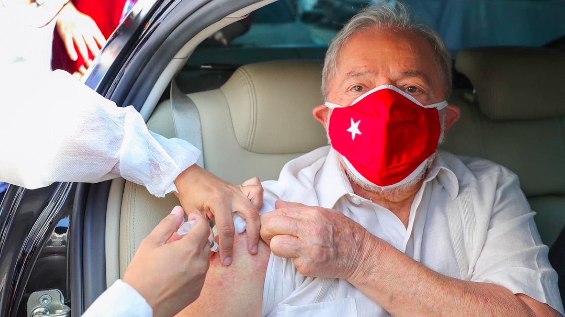 #Video Lula da Silva recibe segunda dosis de vacuna contra el COVID-19