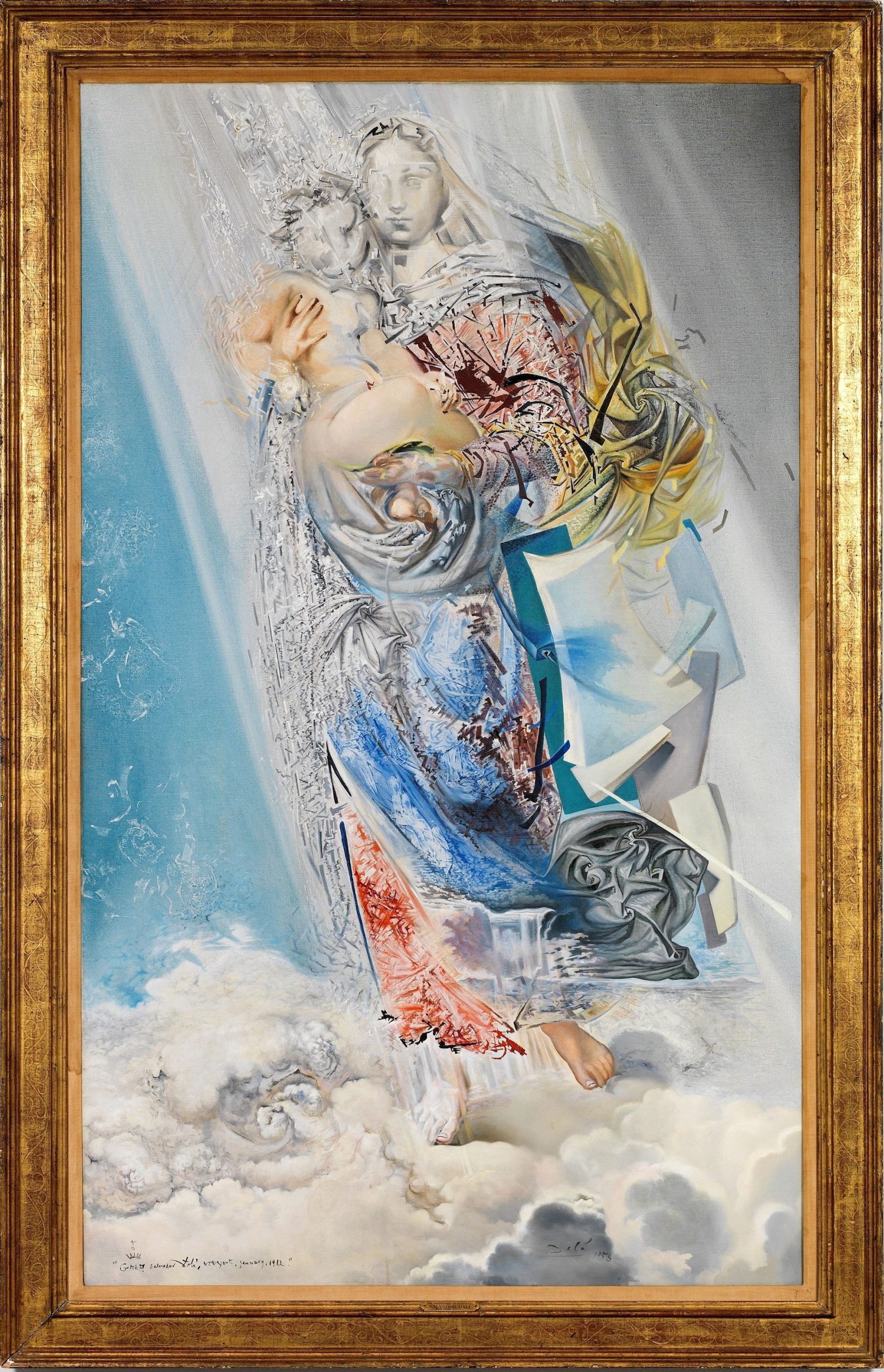 Obra desaparecida de Salvador Dalí saldrá a la venta - madona-cosmica-salvador-dali-scaled