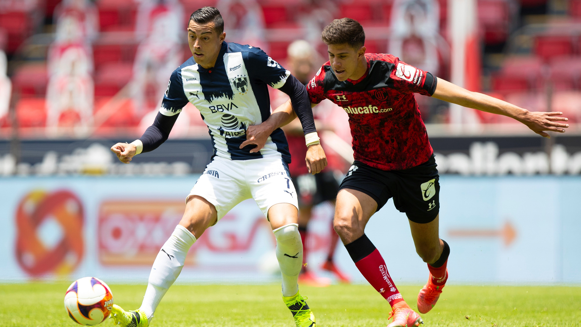 Rayados de Monterrey derrotan a Toluca e hilan segunda victoria consecutiva