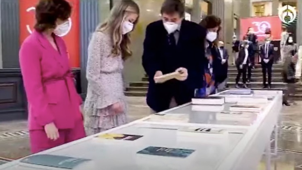 La princesa Leonor cumple con su primer acto oficial en solitario