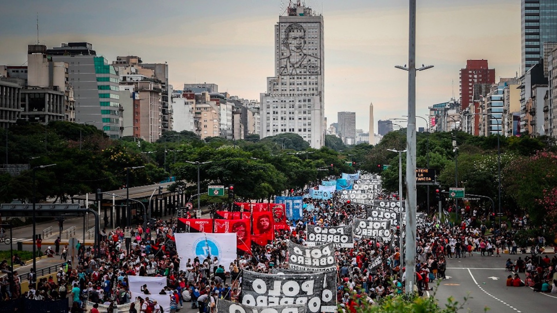 Jornada de protestas en Buenos Aires