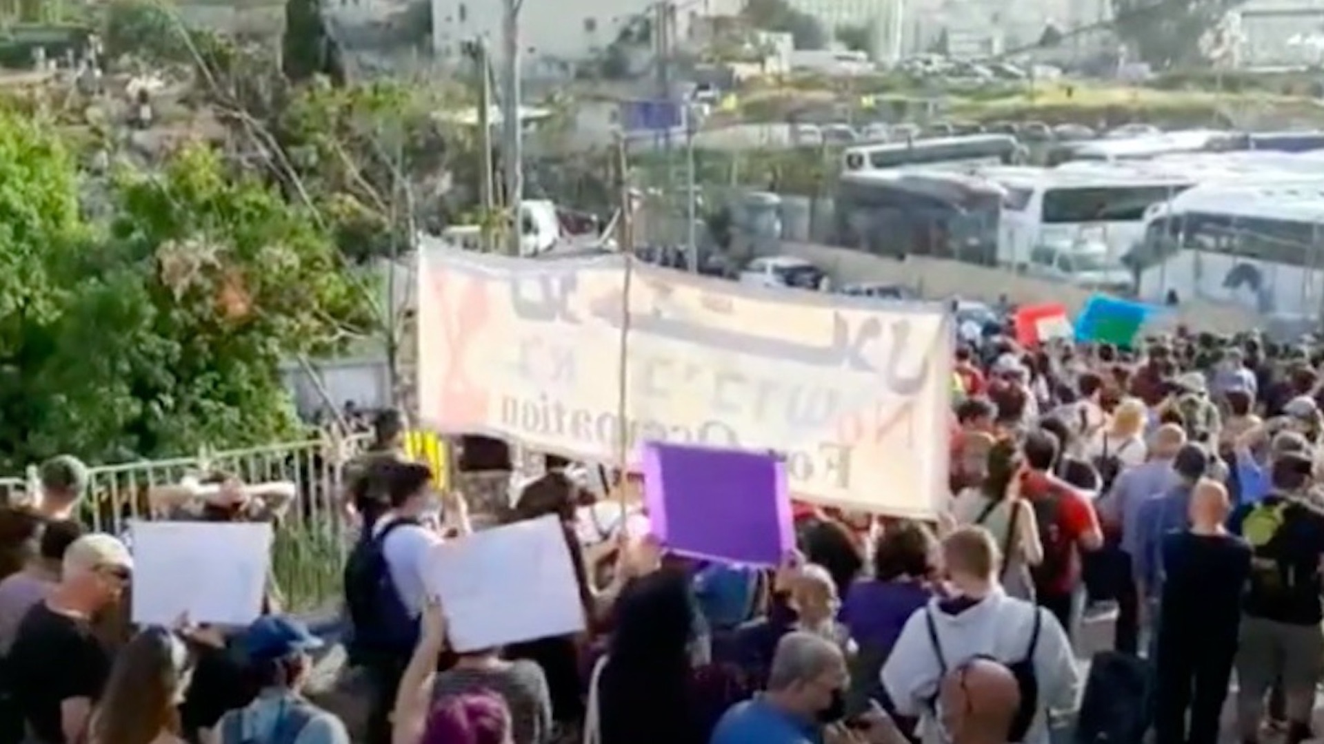 Crecen las protestas por el desalojo de familias palestinas en Jerusalén