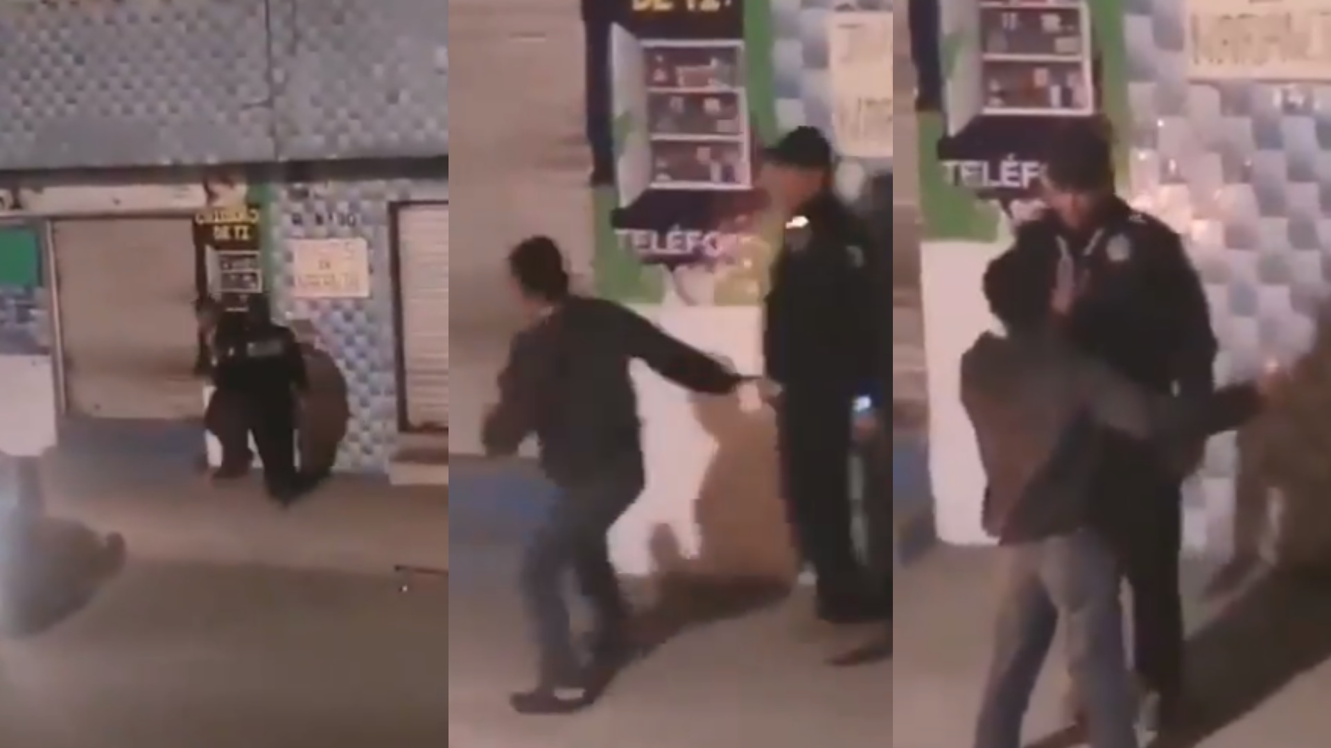 #Video Policía en Puebla “cachetea” a civil; abren investigación por abuso