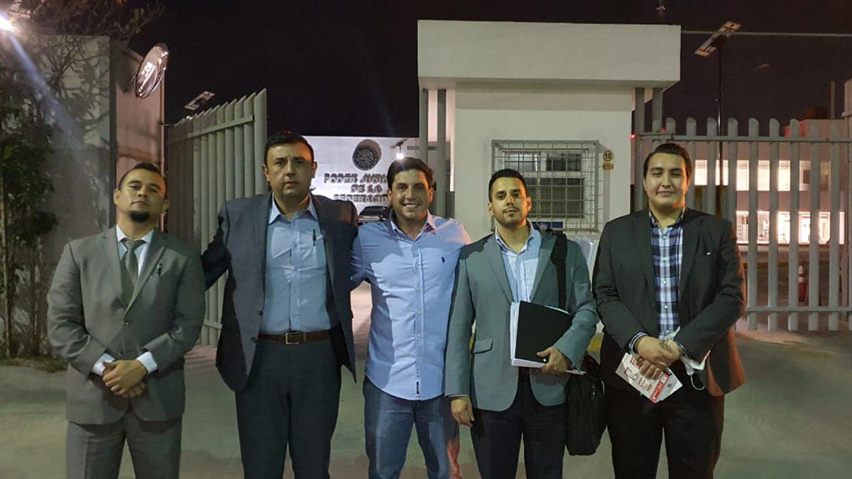 Liberan a Raúl Cantú, candidato de MC detenido en Nuevo León - raul-cantu-al-quedar-en-libertad