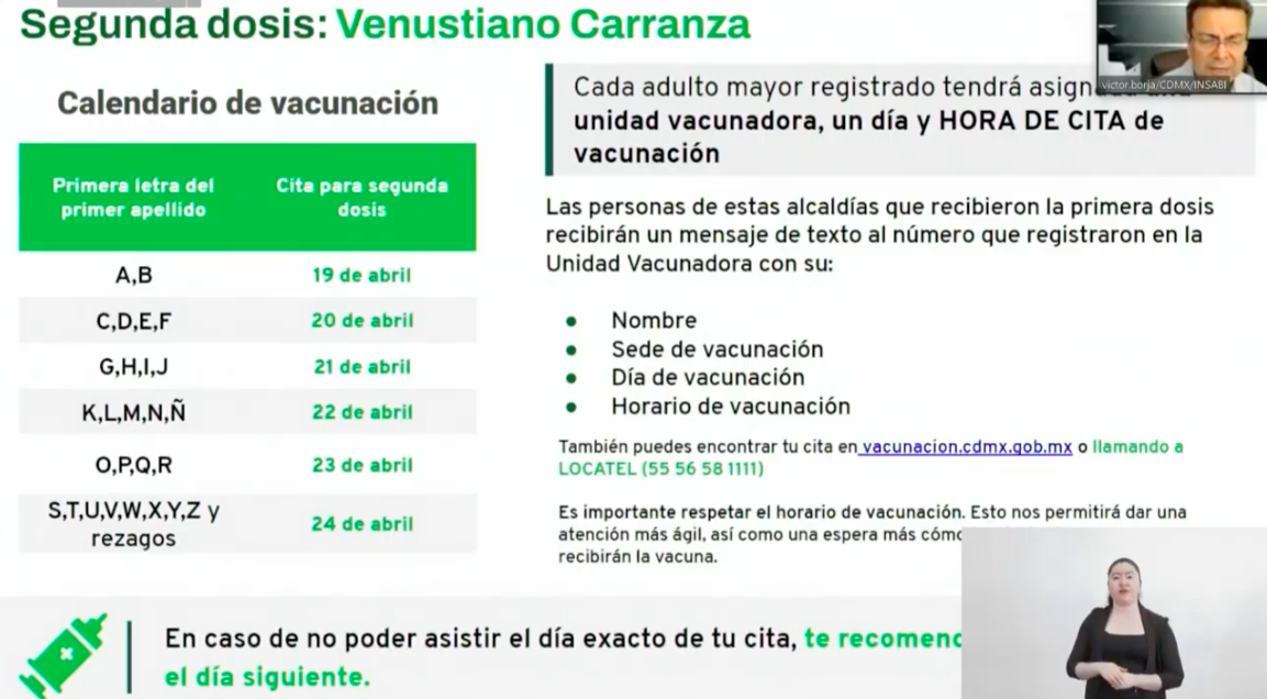 Inicia vacunación con segunda dosis en Coyoacán y Venustiano Carranza - segundas-dosis-venustiano-carranza