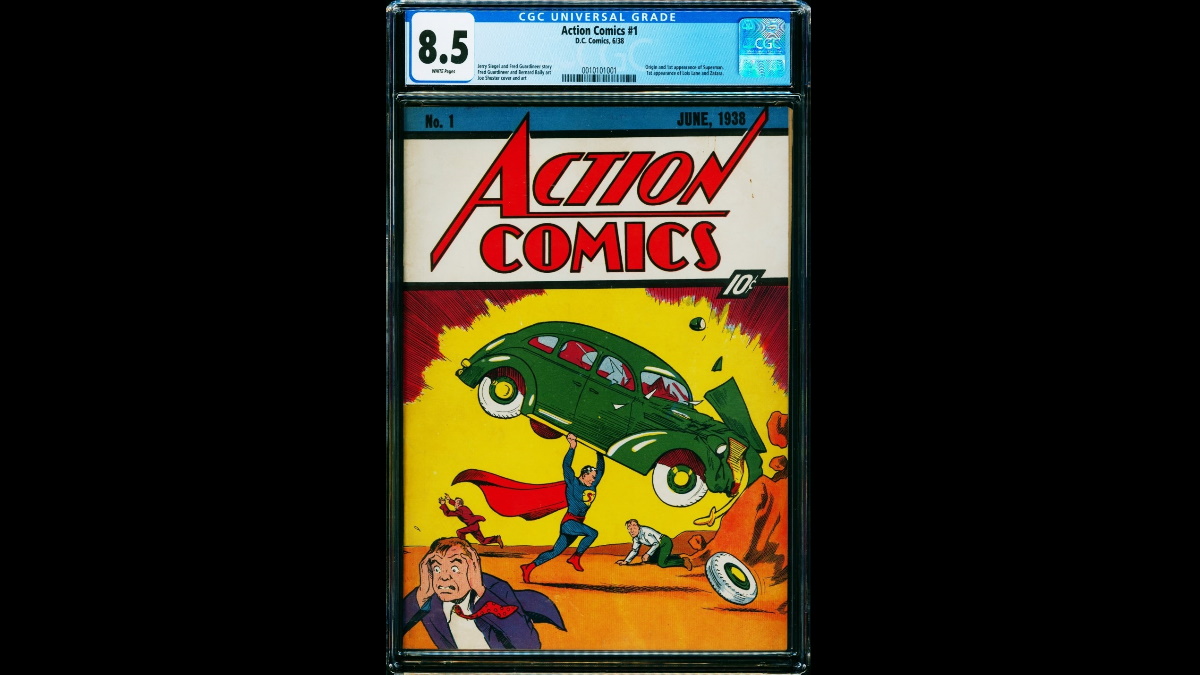 Cómic de Superman alcanza precio récord de 3.25 millones de dólares en subasta Cómic de Superman alcanza precio récord de 3.25 millones de dólares en subasta