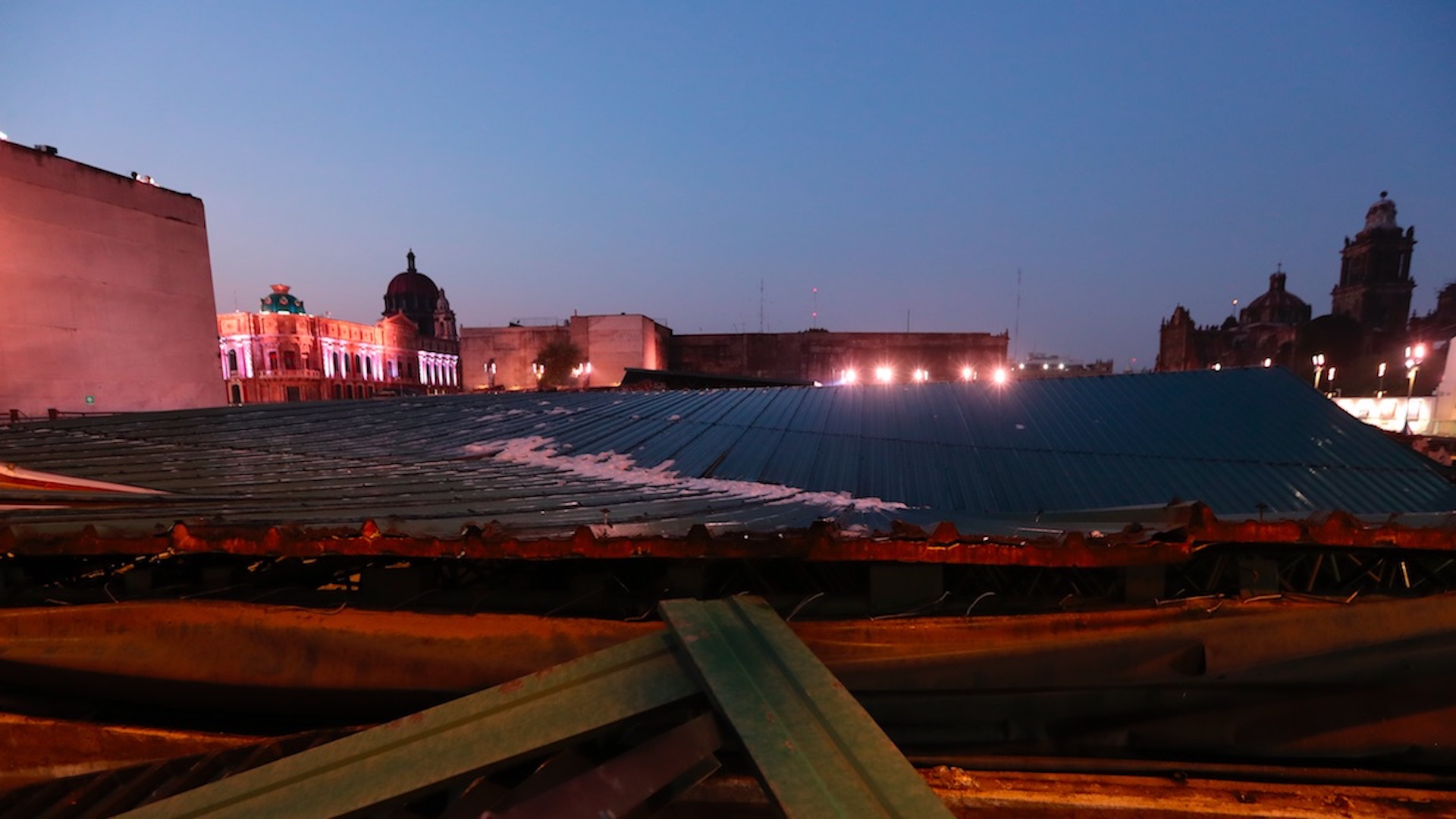 Techo colapsado del Templo Mayor de México salvó la zona arqueológica