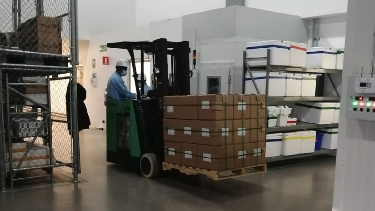 Drugmex entrega más de 580 mil dosis de vacunas contra COVID-19 envasadas