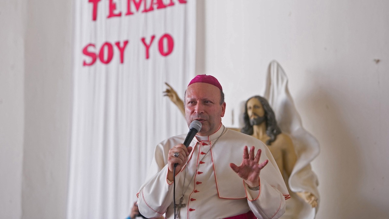 Revela Monseñor Coppola que no temió por su integridad en Aguililla, Michoacán Revela Monseñor Coppola que no temió por su integridad en Aguililla, Michoacán