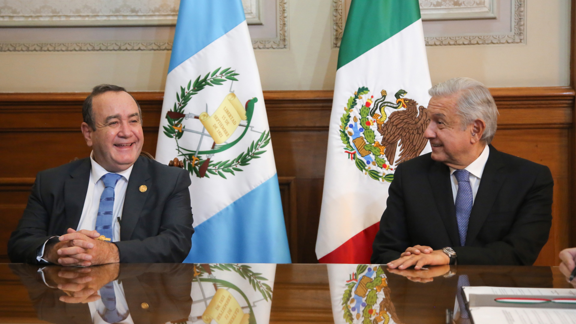 Emiten México y Guatemala declaración conjunta tras encuentro presidencial