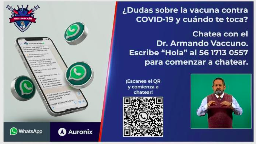 Dr. Armando Vaccuno, el asistente en WhatsApp para preguntas sobre la vacunación - bot-de-armando-vaccuno