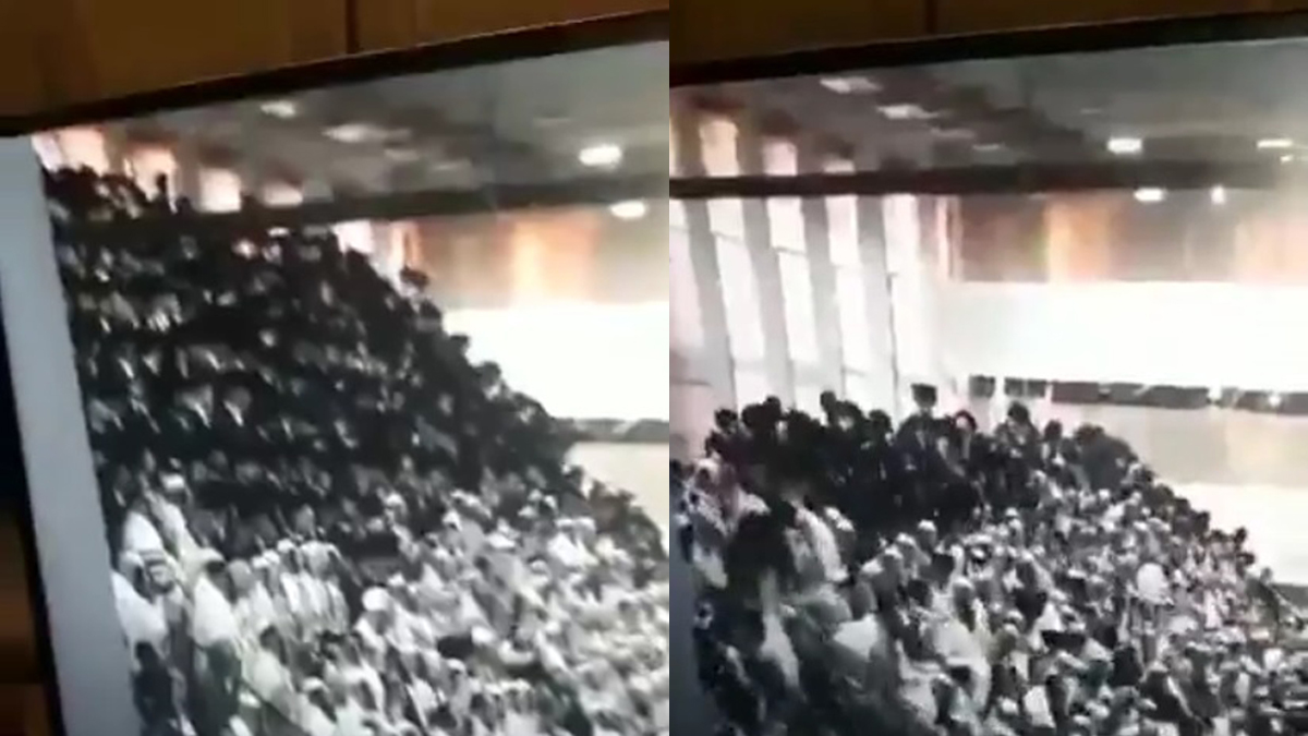 #Video Colapsan gradas de sinagoga en Cisjordania; hay 2 muertos