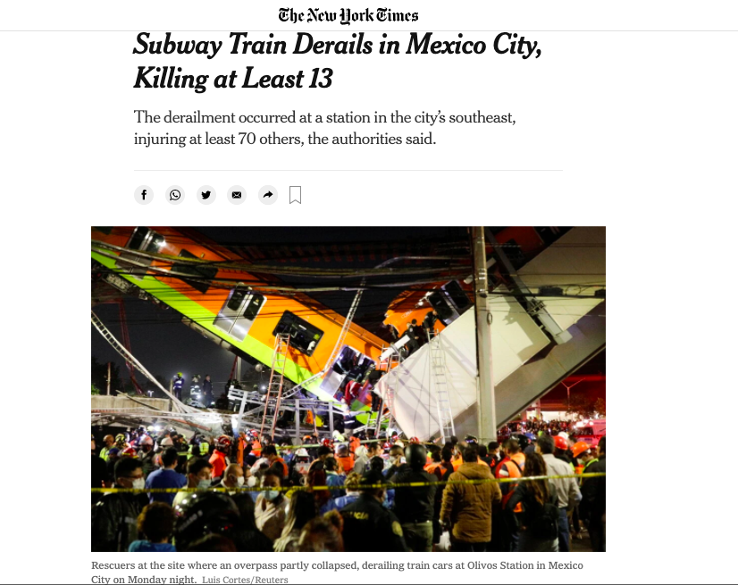 Prensa internacional reporta el colapso de una estructura de la Línea 12 del Metro de CDMX - captura-de-pantalla-2021-05-04-a-las-05444