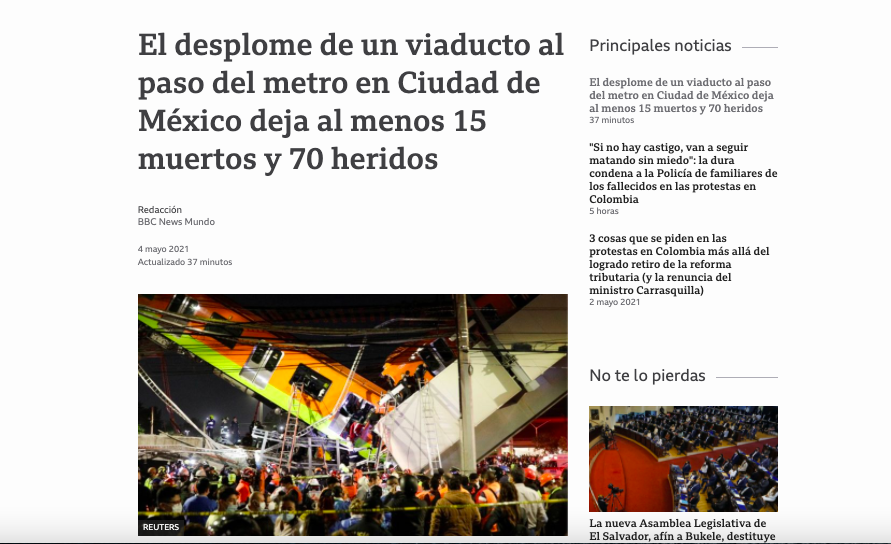 Prensa internacional reporta el colapso de una estructura de la Línea 12 del Metro de CDMX - captura-de-pantalla-2021-05-04-a-las-05544