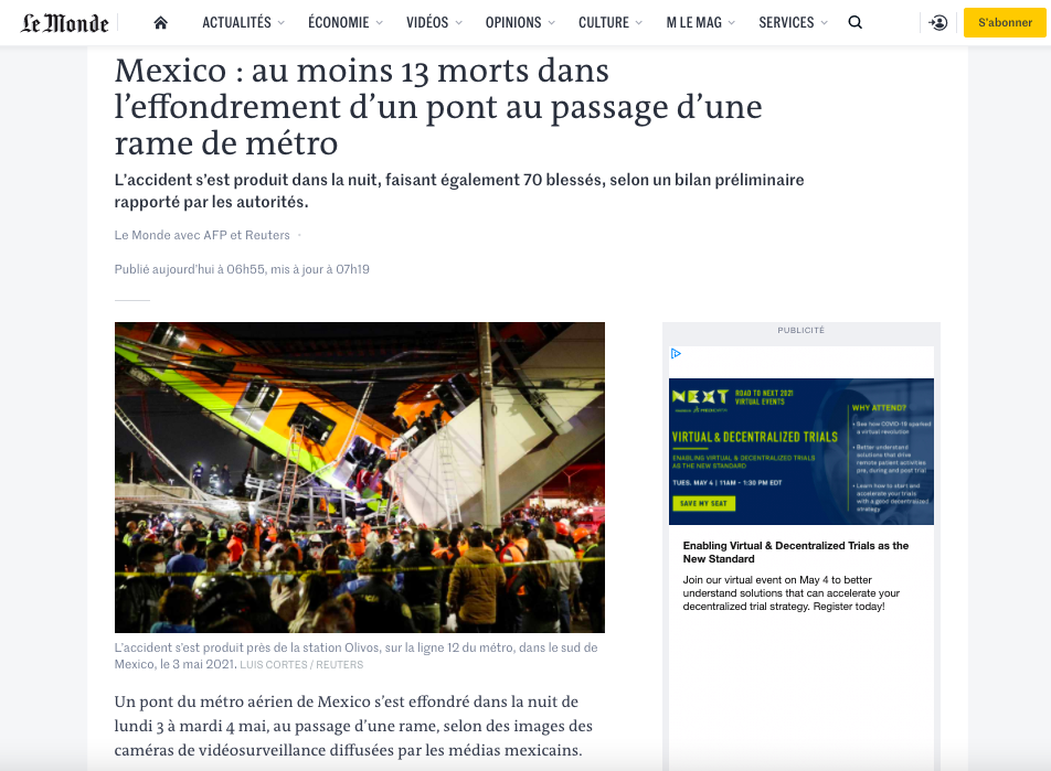 Prensa internacional reporta el colapso de una estructura de la Línea 12 del Metro de CDMX - captura-de-pantalla-2021-05-04-a-las-10349