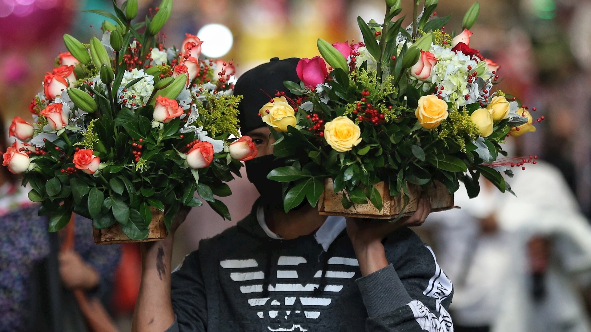 Día de las Madres se recupera en México con vacunación y caída de contagio - dia-de-las-madres-ciudad-de-mexico-mercado-jamaica