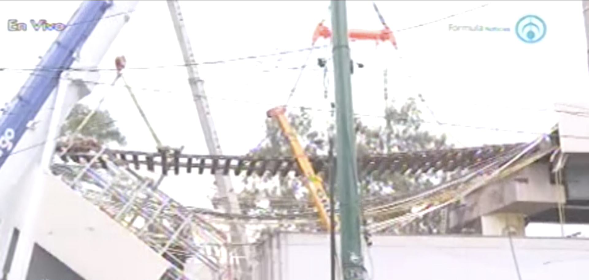 No empiezan bien los peritajes y ya están limpiando la ‘Zona Cero’ del colapso en Línea 12