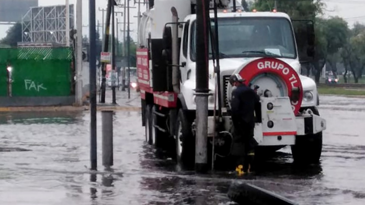Lluvia y granizo provocan afectaciones en el Valle de Toluca