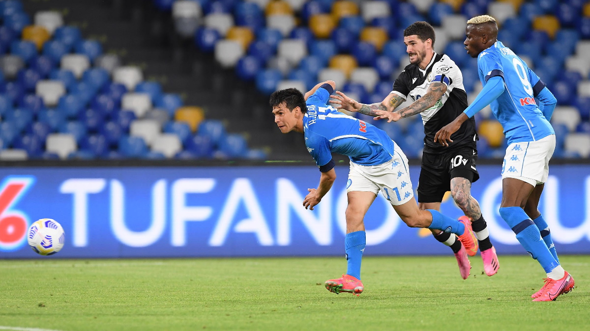 #Video ‘Chucky’ Lozano anota en goleada del Napoli contra Udinense