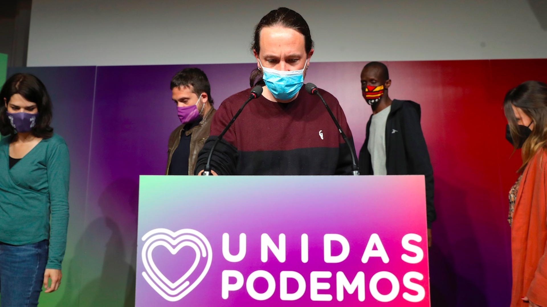 Pablo Iglesias dimite a cargos tras fracaso de la izquierda en Madrid