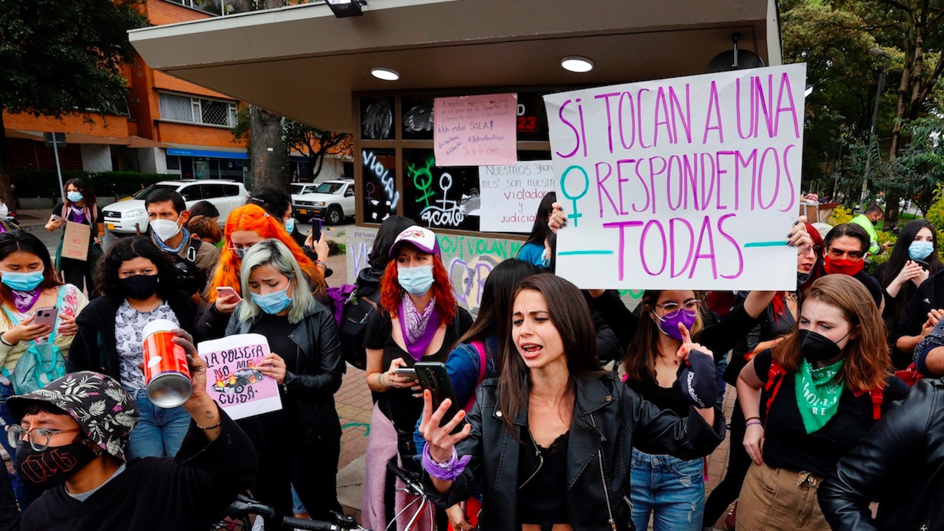 Protestas en Colombia ahora exigen fin a violencia sexual Protestas en Colombia ahora exigen fin a violencia sexual