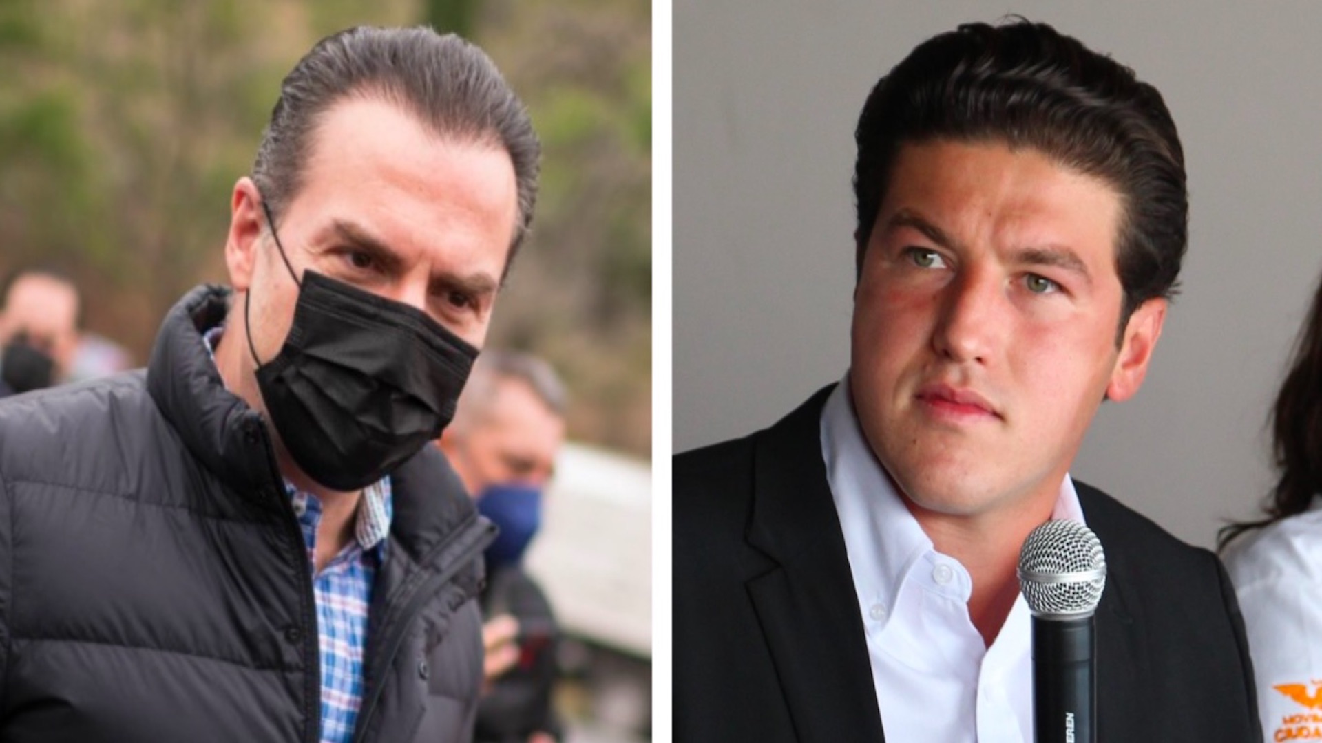 Samuel García y De la Garza piden a López Obrador "sacar las manos" de elección en NL - samuel-y-adrian-de-la-garza