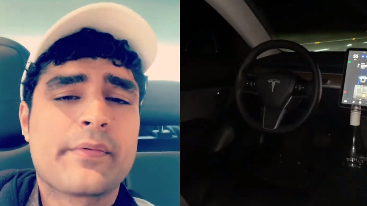 Detienen a sujeto en California por viajar en Tesla sin conductor