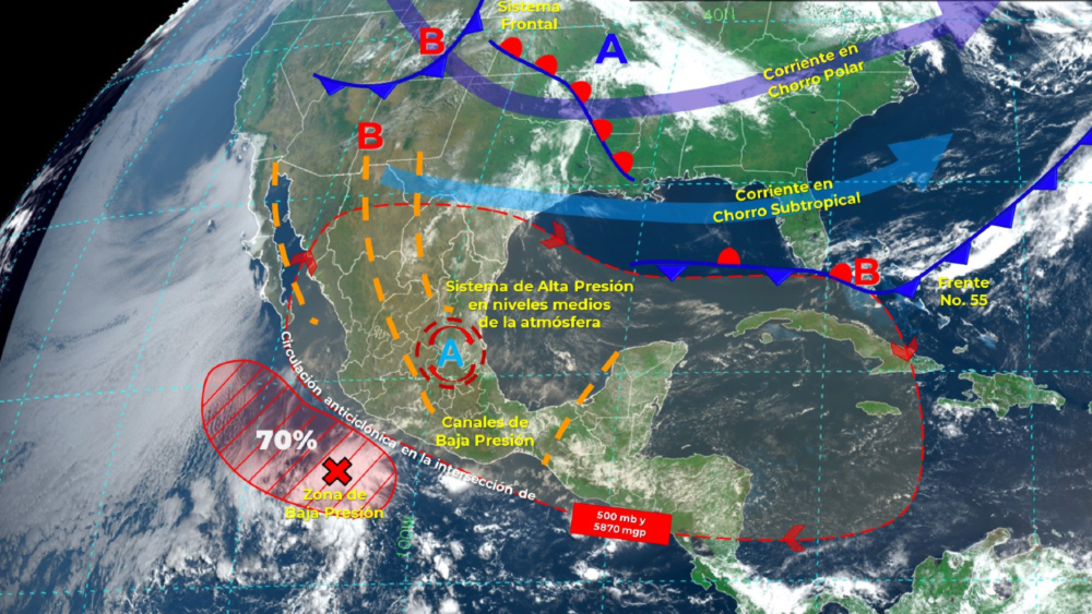 Primer ciclón de la temporada se desarrollaría en Michoacán Primer ciclón de la temporada se desarrollaría en Michoacán