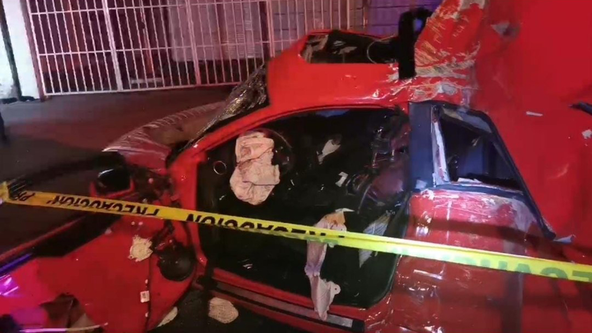 Choque de Audi en Ecatepec deja cuatro muertos; conductor iba a exceso de velocidad - audi-tras-choque-en-ecatepec