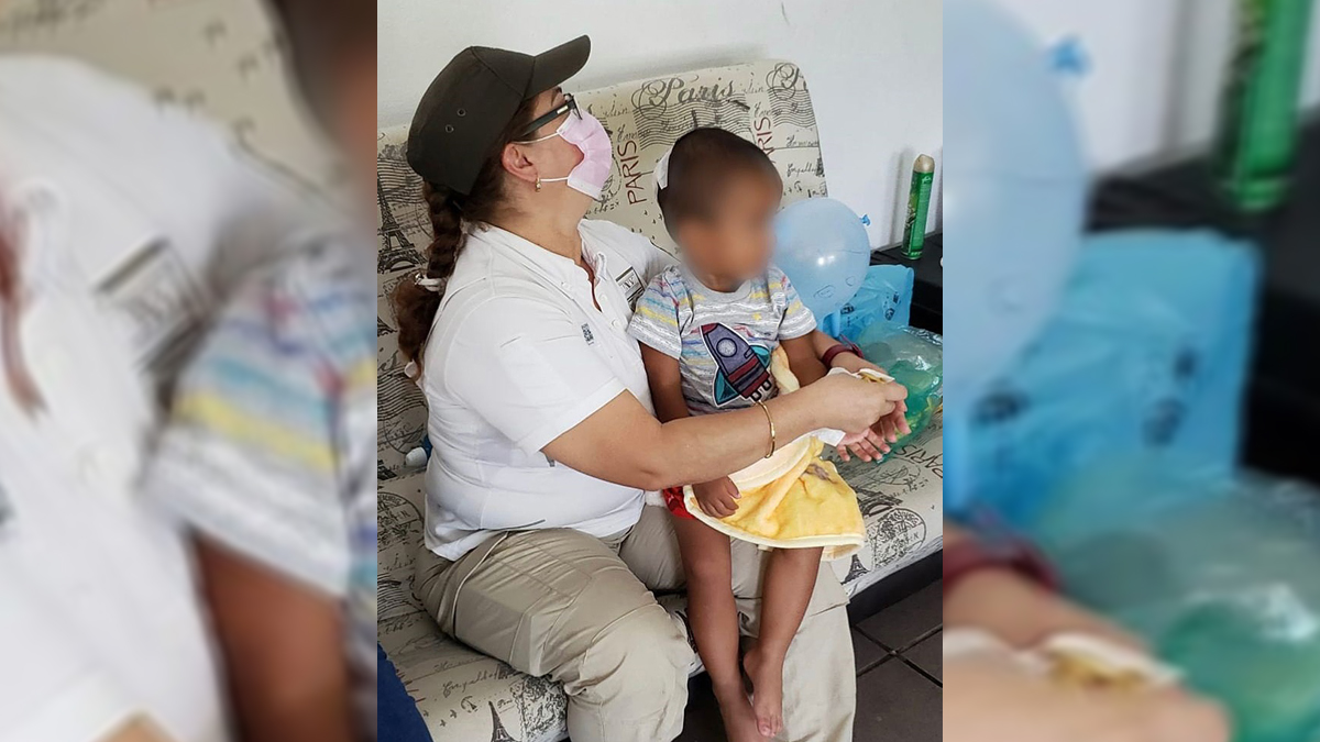 Abandonan a bebé en carretera de Veracruz; presumen que viajaba con migrantes