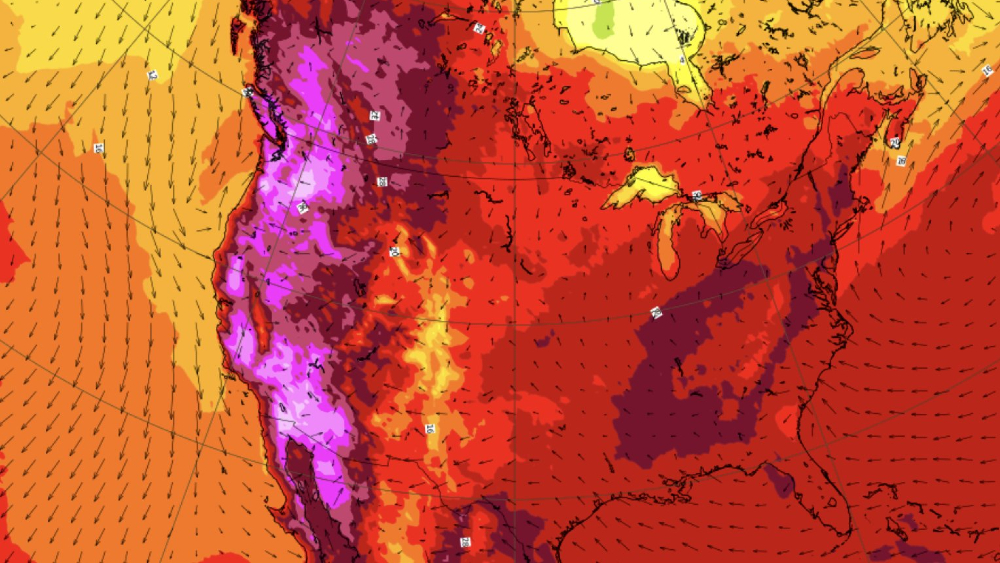 Alertan por grave ola de calor en Norteamérica