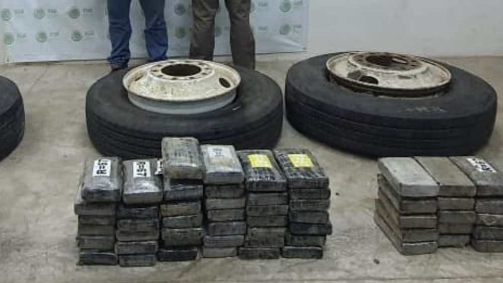 Autoridades decomisan 100 kilos de cocaína en Chiapas