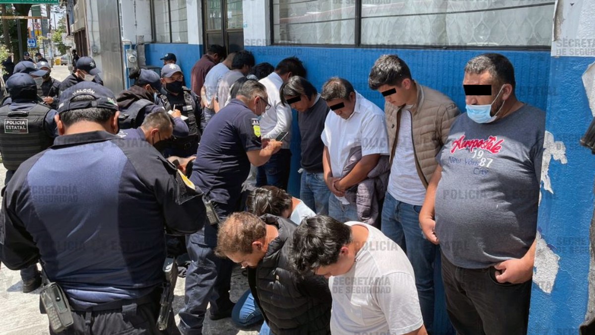 Detienen a 15 sujetos por agresiones en casilla electoral de Metepec