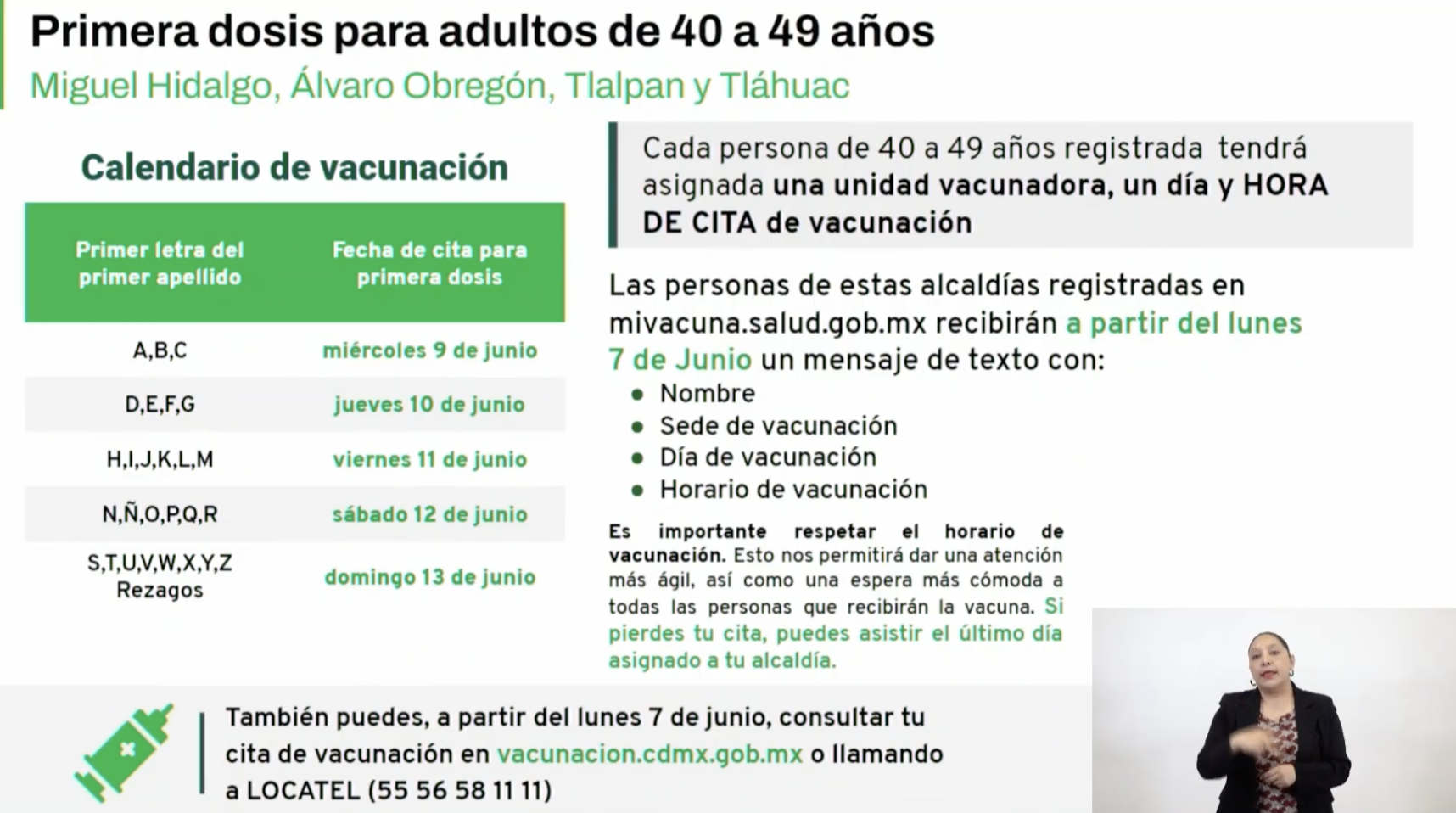 Comenzará CDMX vacunación de adultos de 40 a 49 años en cuatro alcaldías - dosis-vacuna-40-49-anos-cdmx-cuatro-alcaldias