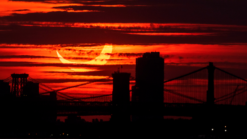 Primer eclipse solar anular de 2021 creó el llamado “anillo de fuego”