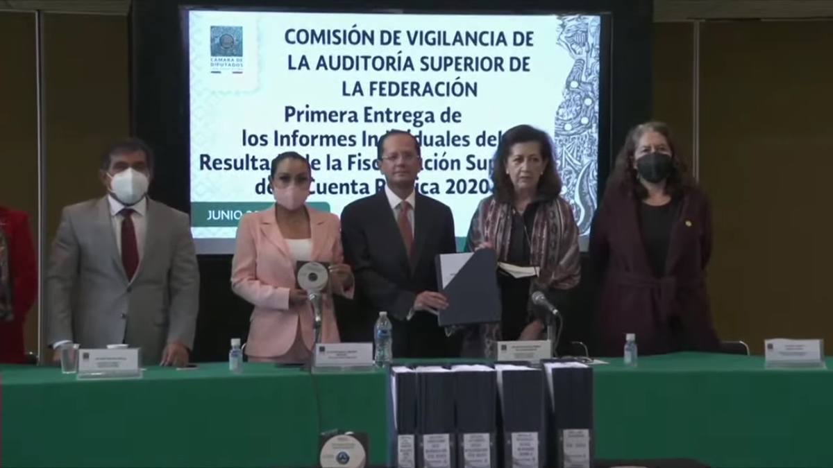 ASF entrega a Cámara de Diputados informes individuales sobre la Cuenta Pública 2020