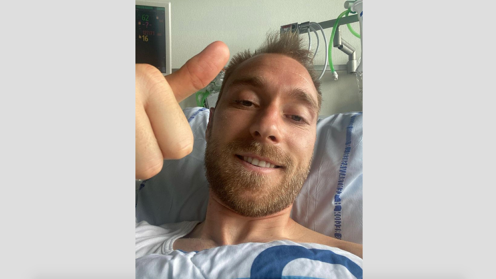 “Estoy bien dadas las circunstancias”, dijo Eriksen “agradecido” por apoyo