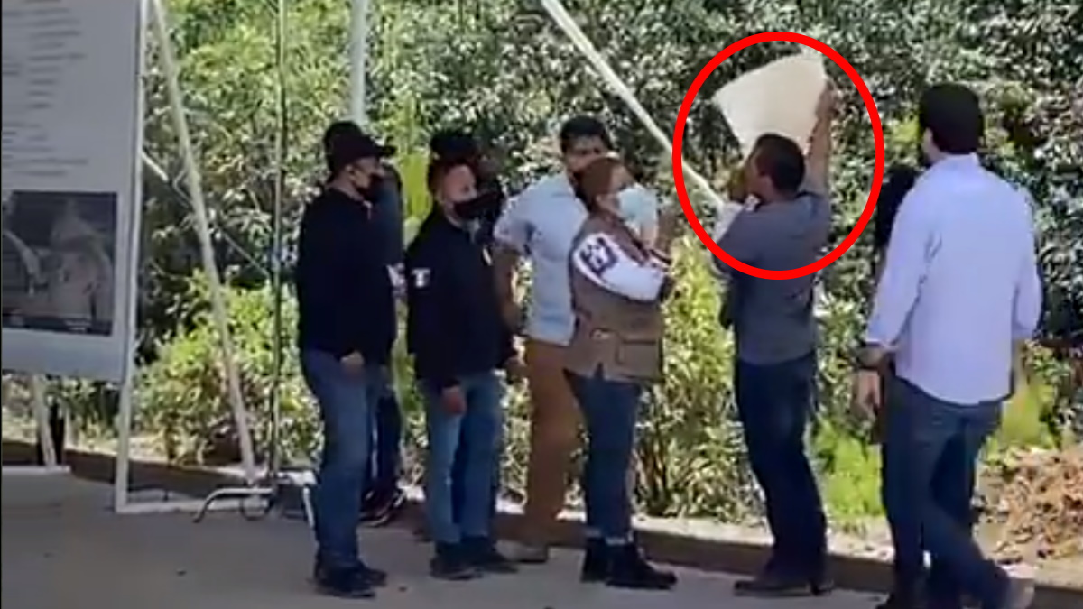 “¡El Tren Transístmico no nos paga!”, joven interrumpe discurso de AMLO