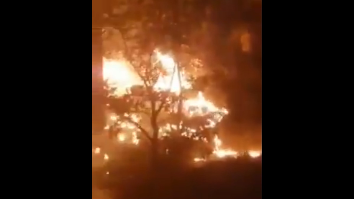 Fuerte incendio consume zona serrana de Casas Grandes, Chihuahua