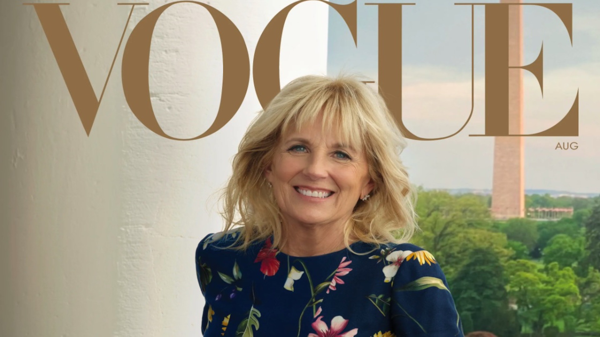 Jill Biden aparece en la portada de Vogue